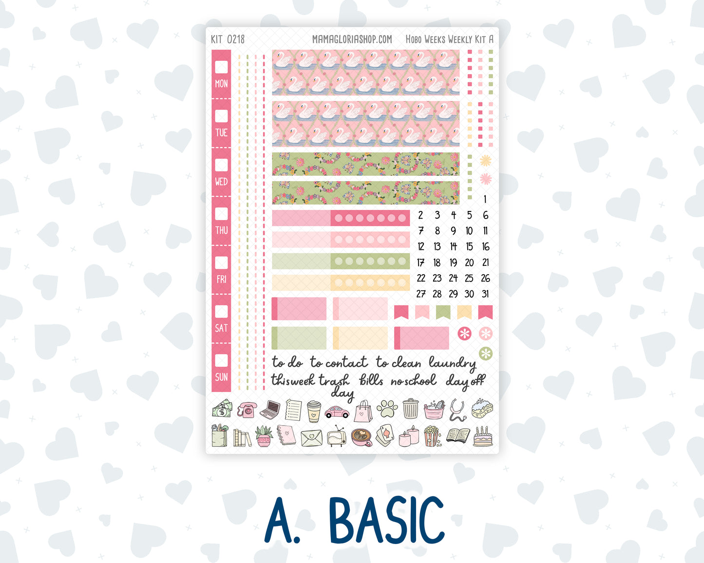 Kit 0218 Hobonichi Weeks – Weekly Kit - Mother's Love - May