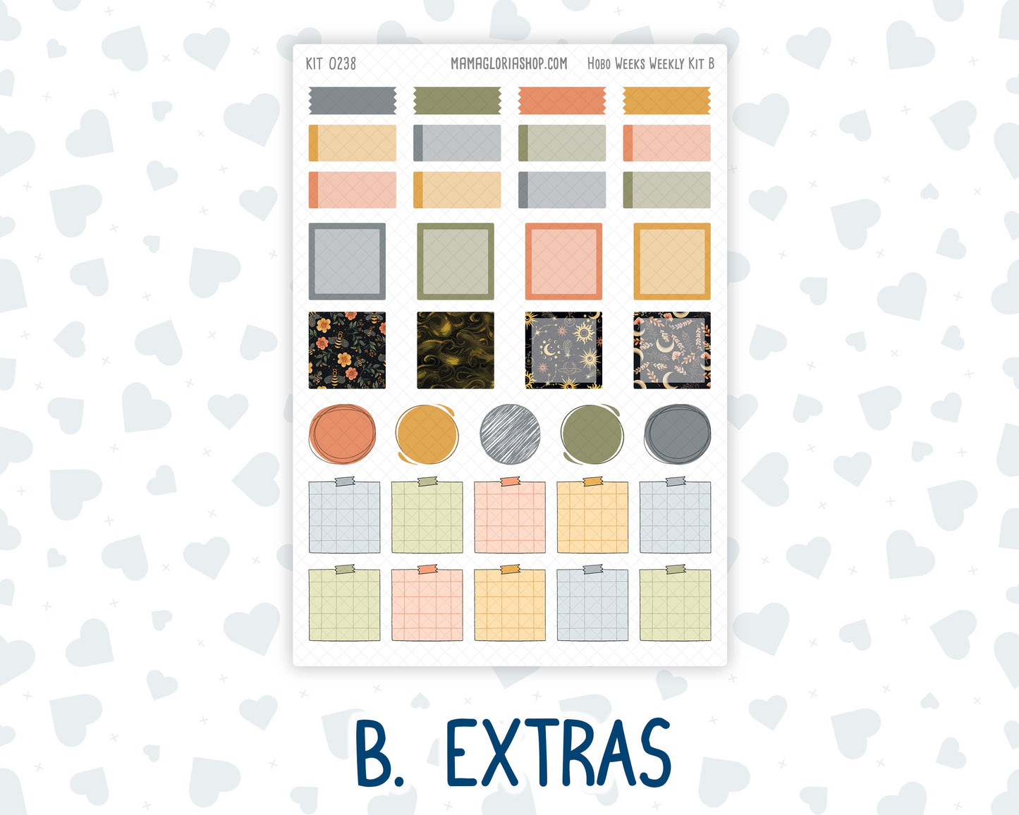 Kit 0238 - Hobonichi Weeks - Weekly Kit - October - Starry Autumn Nights
