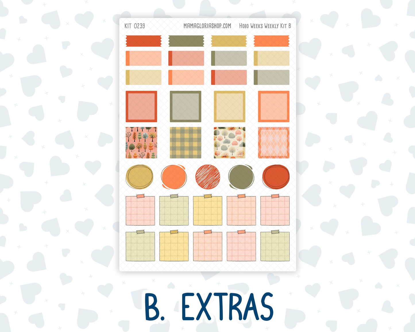 Kit 0239 - Hobonichi Weeks - Weekly Kit - October - October Stroll