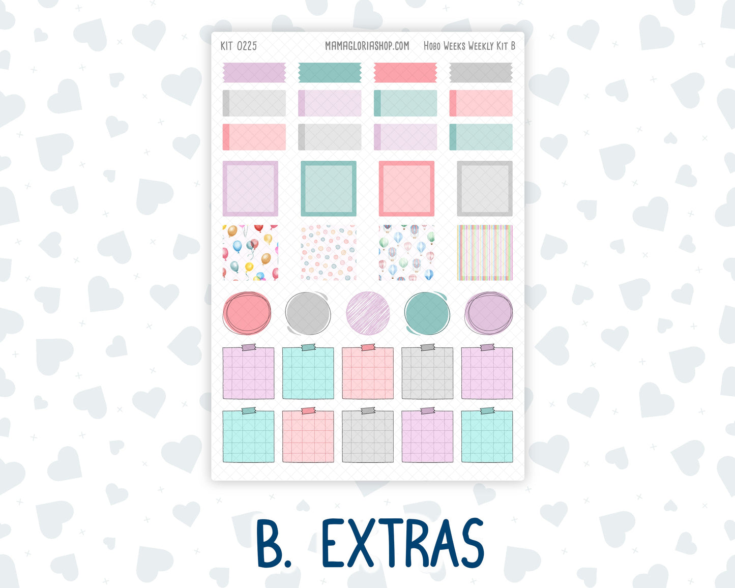 Kit 0225 - Hobonichi Weeks - Weekly Kit - July - Carnival Joy