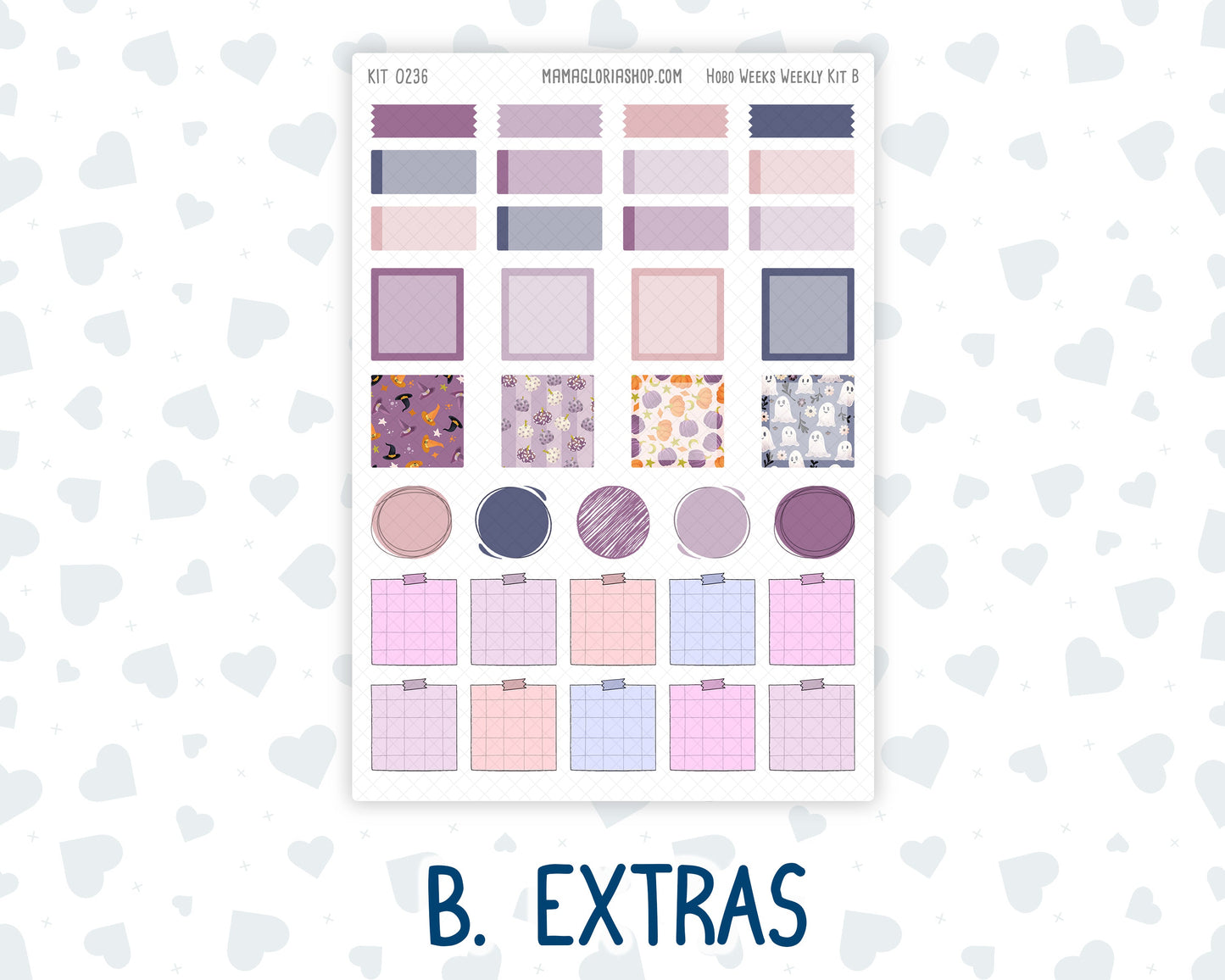 Kit 0236 - Hobonichi Weeks - Weekly Kit - October - Sweet & Spooky