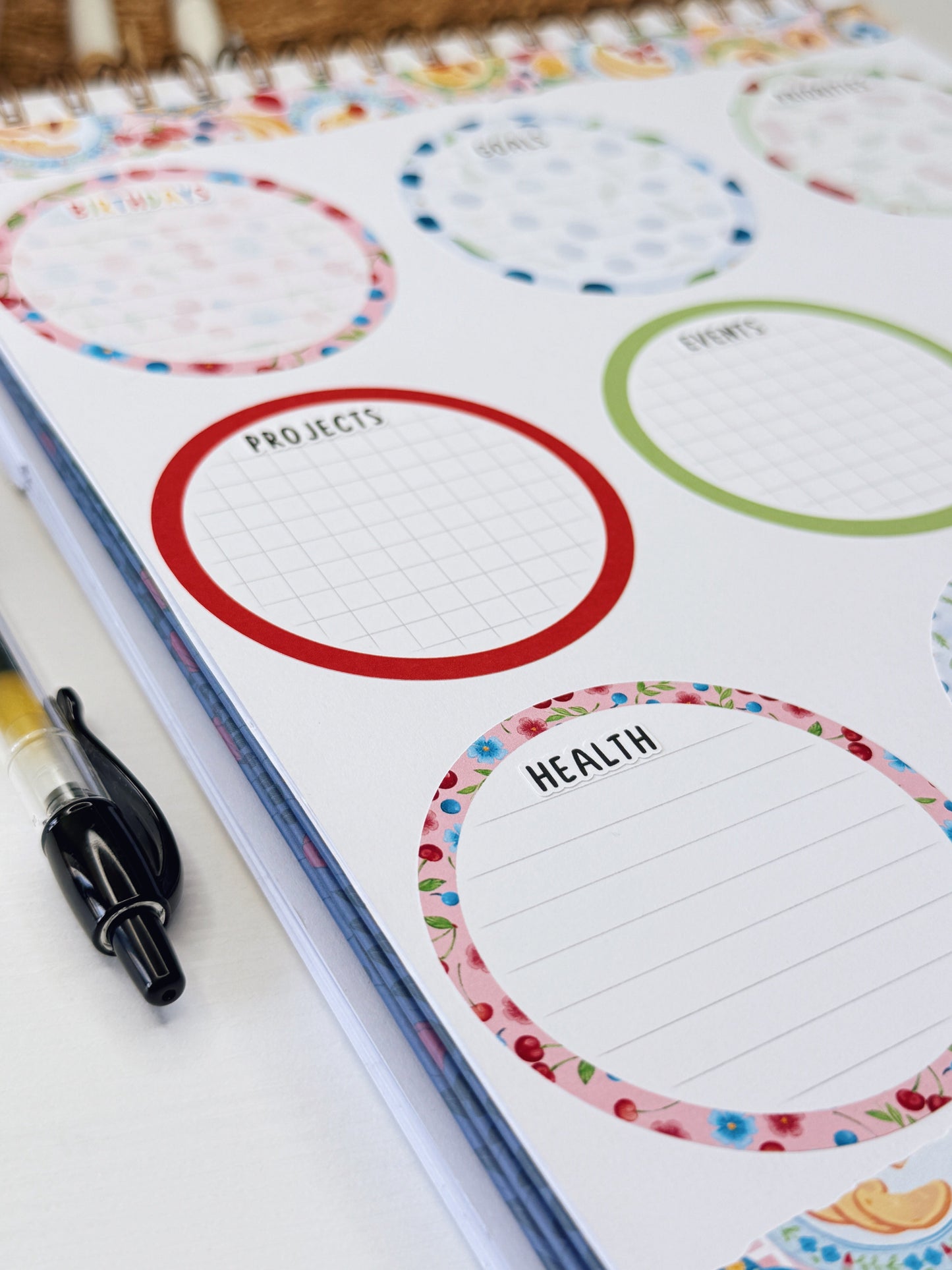 Kit 0262 - Laurel Denise The Jo Planner - Dashboard Kit - April - Spring Puffs
