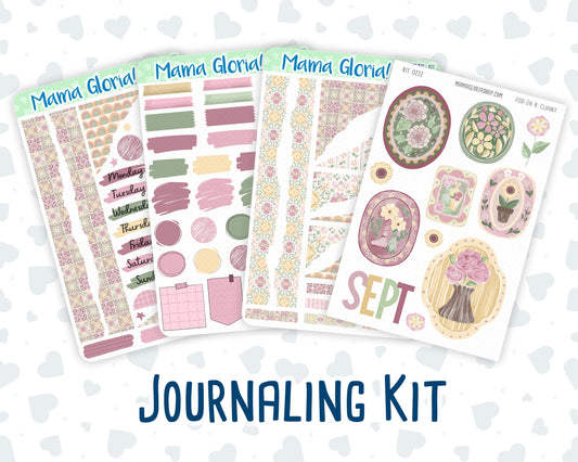 Kit 0232 - Journaling Kit - For Planners | Notebooks - September - Heirloom Garden