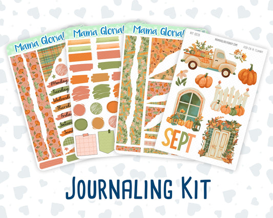 Kit 0233 - Journaling Kit - For Planners | Notebooks - September - Cinnamon Days