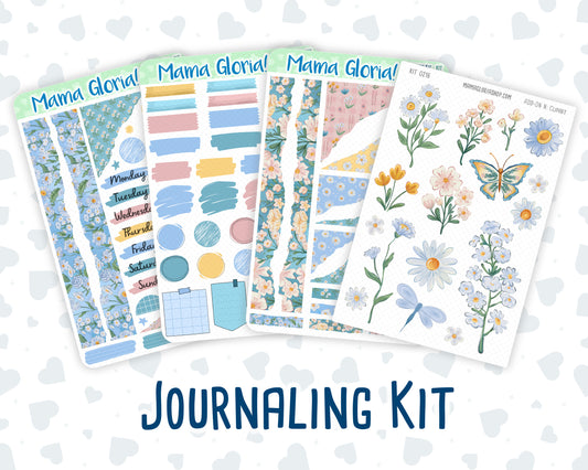 Kit 0216 - Daisy Days - Journaling Kit - May- For Planner - Notebook - Journal