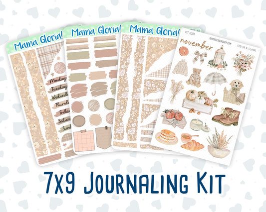 Kit 0301 - Journaling Kit - For Planners | Notebooks - November - Sunday Comfort