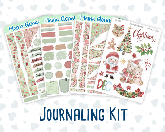 Kit 0244 - Journaling Kit - For Planners | Notebooks - December - Santas Village