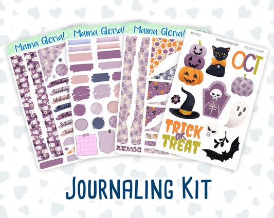 Kit 0236 - Journaling Kit - For Planners | Notebooks - October - Sweet & Spooky