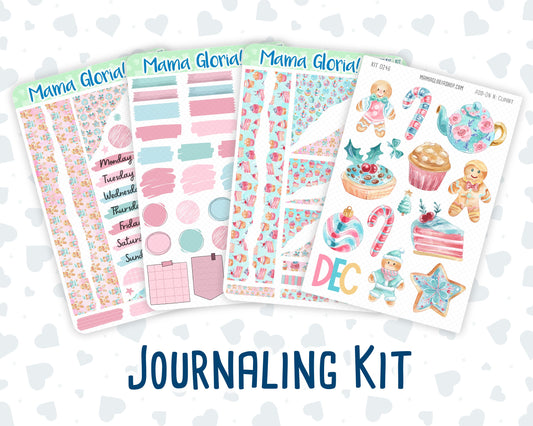 Kit 0246 - Journaling Kit - For Planners | Notebooks - December - Gingerbread Sweets