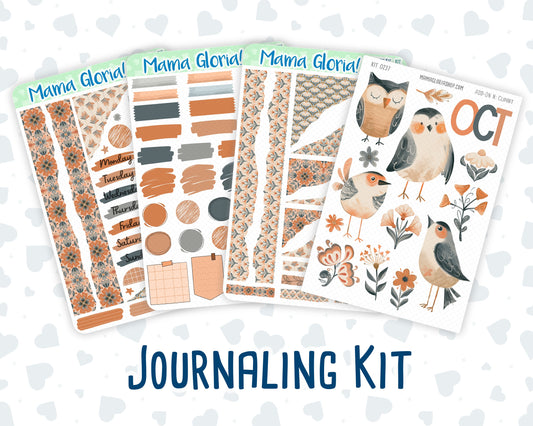 Kit 0237 - Journaling Kit - For Planners | Notebooks - October - Forest Folk