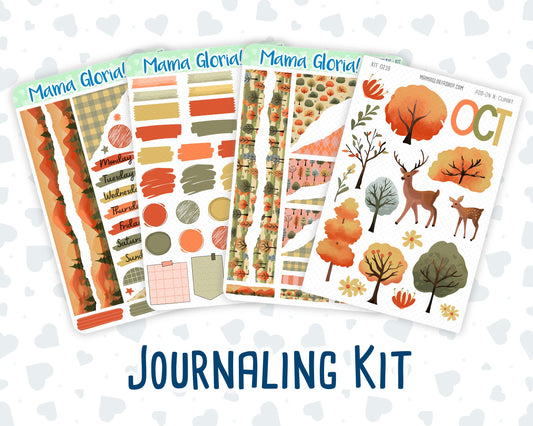 Kit 0239 - Journaling Kit - For Planners | Notebooks - October - October Stroll