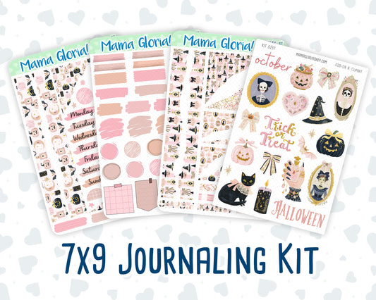 Kit 0297 - Journaling Kit - For Planners | Notebooks - October - Pink Spell