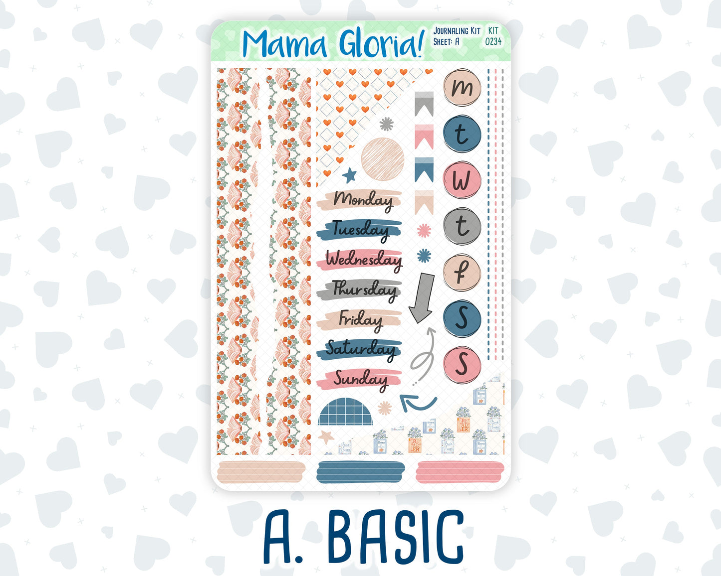 Kit 0234 - Journaling Kit - For Planners | Notebooks - September - REF - Kit 0234 – Reader’s Escape - September