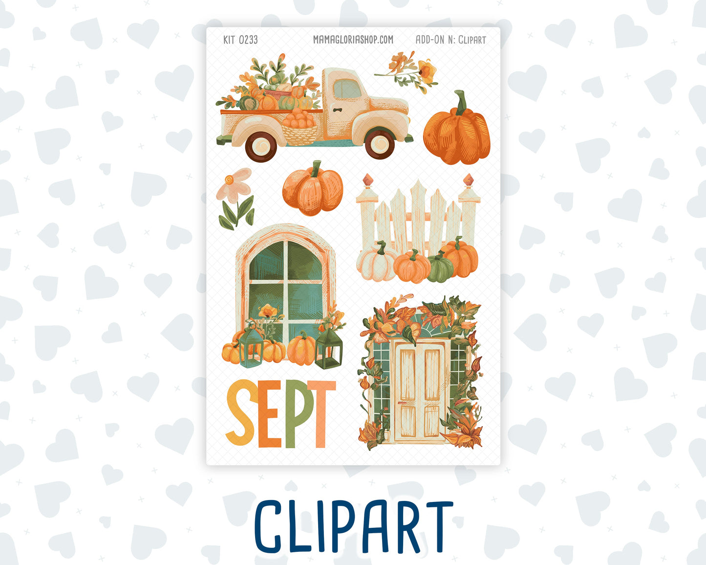 Kit 0233 - Journaling Kit - For Planners | Notebooks - September - Cinnamon Days