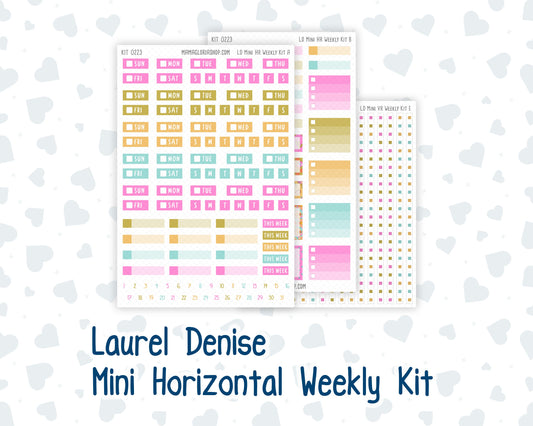 Kit 0223 - Laurel Denise Mini - Horizontal - Weekly Kit - June - Route 66