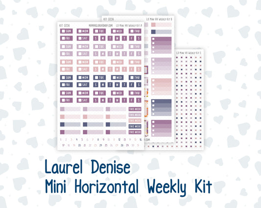 Kit 0236 - Laurel Denise Mini - Horizontal - Weekly Kit - October - Sweet & Spooky