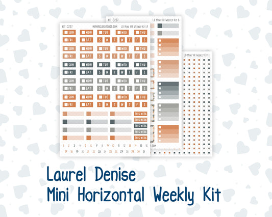 Kit 0237 - Laurel Denise Mini - Horizontal - Weekly Kit - October - Forest Folk