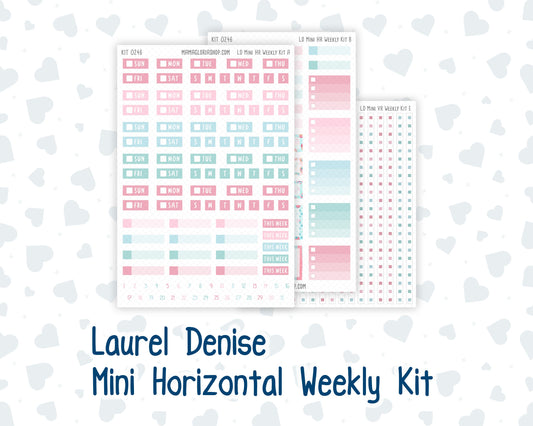 Kit 0246 - Laurel Denise Mini - Horizontal - Weekly Kit - December - Gingerbread Sweets