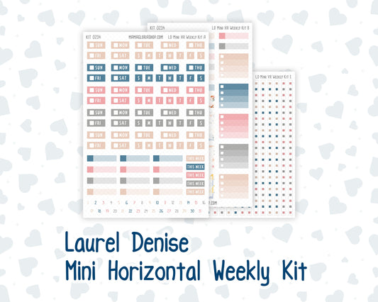 Kit 0234 - Laurel Denise Mini - Horizontal - Weekly Kit - September - REF - Kit 0234 – Reader’s Escape - September
