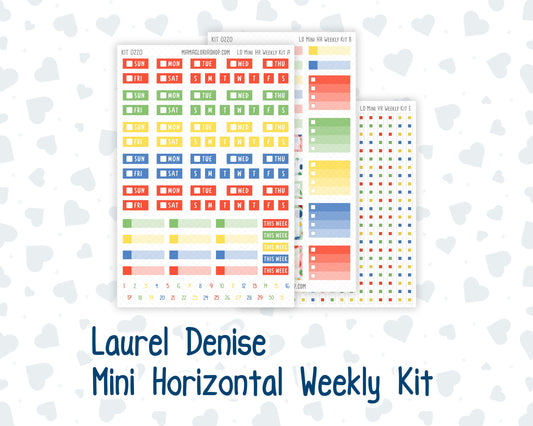 Kit 0220 - Laurel Denise Mini - Horizontal - Weekly Kit - June - June Berries