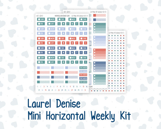 Kit 0247 - Laurel Denise Mini - Horizontal - Weekly Kit - December - Snow Day Adventures