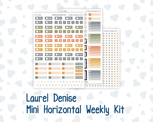 Kit 0238 - Laurel Denise Mini - Horizontal - Weekly Kit - October - Starry Autumn Nights