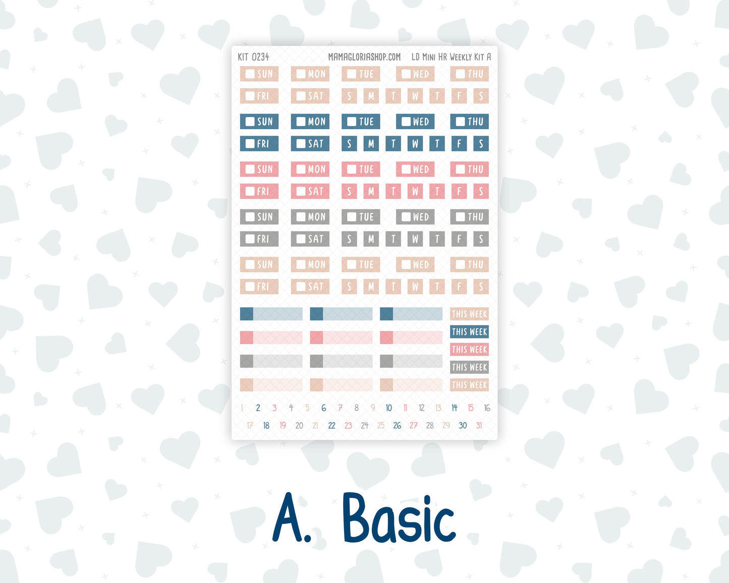 Kit 0234 - Laurel Denise Mini - Horizontal - Weekly Kit - September - REF - Kit 0234 – Reader’s Escape - September
