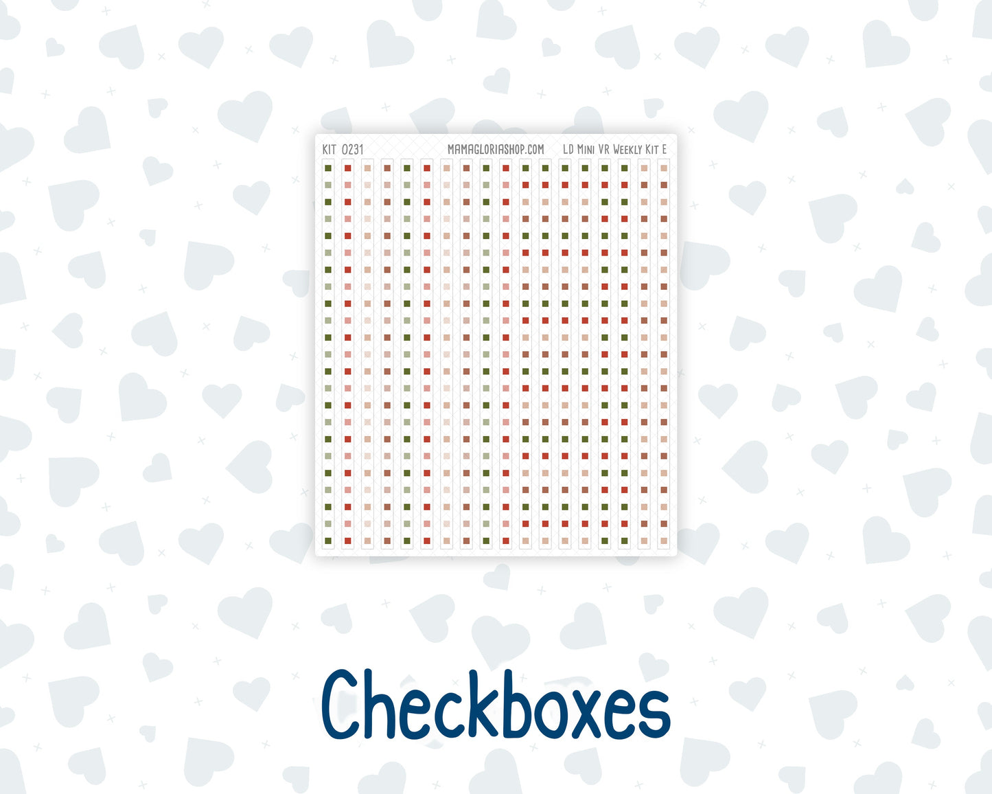 Kit 0231 - Laurel Denise Mini - Horizontal - Weekly Kit - August - Backyard BBQ