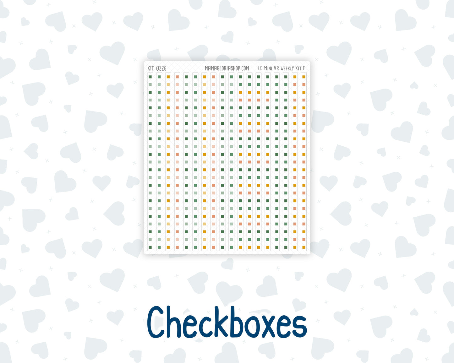 Kit 0226 - Laurel Denise Mini - Horizontal - Weekly Kit - July - Tropical Whimsy