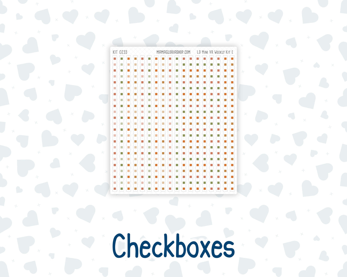 Kit 0233 - Laurel Denise Mini - Horizontal - Weekly Kit - September - Cinnamon Days