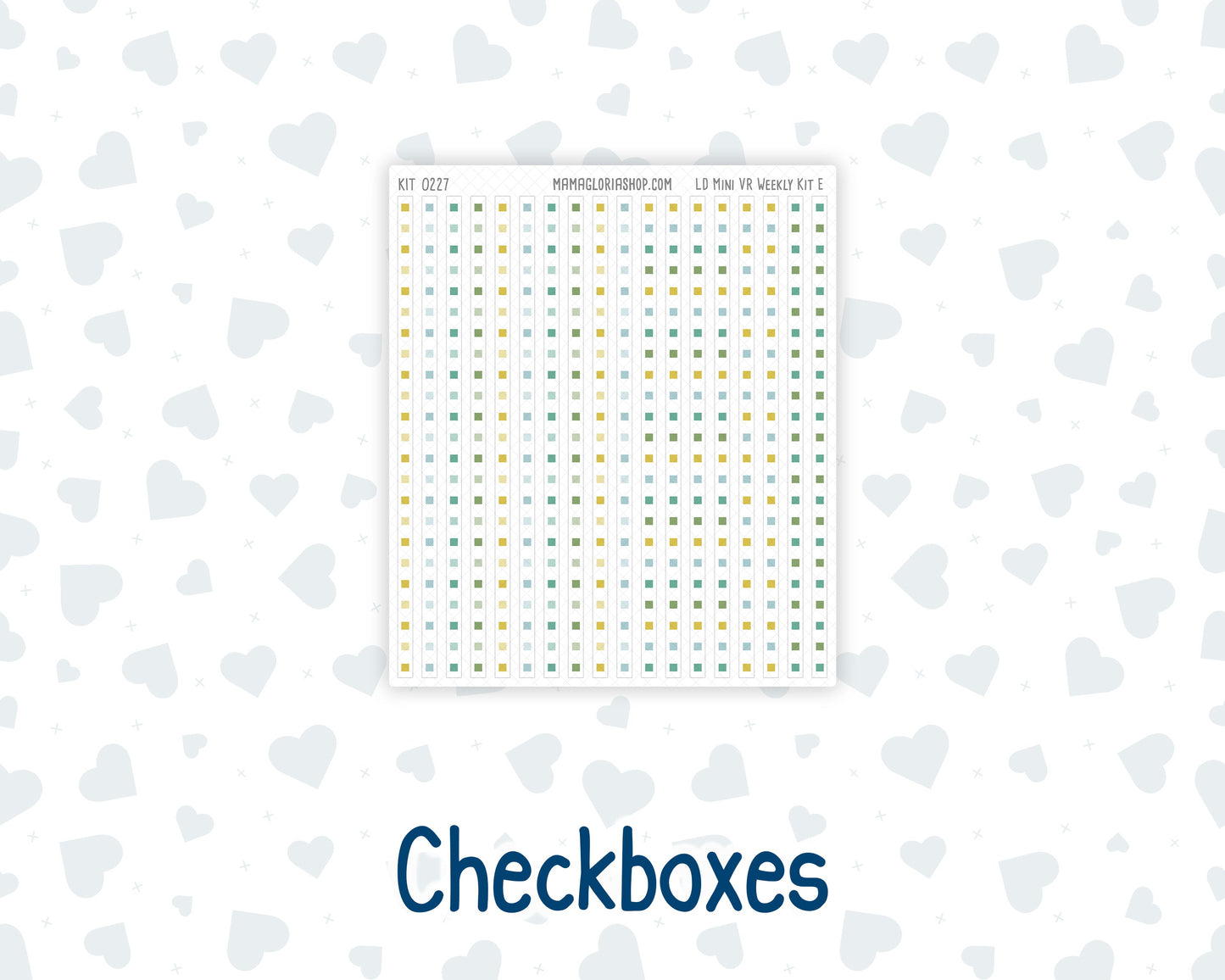 Kit 0227 - Laurel Denise Mini - Horizontal - Weekly Kit - July - Lemon Grove
