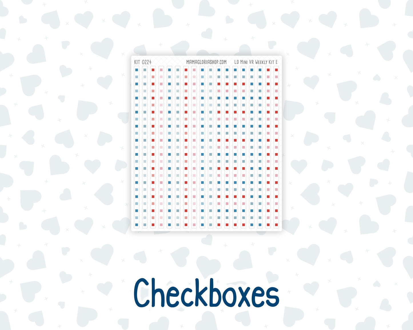 Kit 0224 - Laurel Denise Mini - Horizontal - Weekly Kit - July - Patriotic Parade