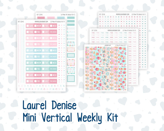 Kit 0246 - Laurel Denise Mini - Vertical - Weekly Kit - December - Gingerbread Sweets