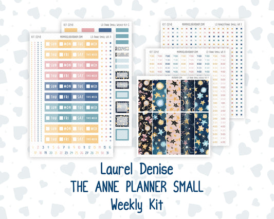 Kit 0248 - Laurel Denise The Anne Planner Small - Weekly Kit - January - Midnight Countdown