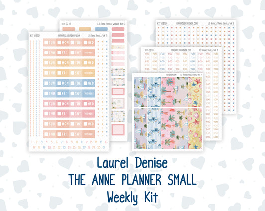 Kit 0270 - Laurel Denise The Anne Planner Small - Weekly Kit - June - Beachside Bliss