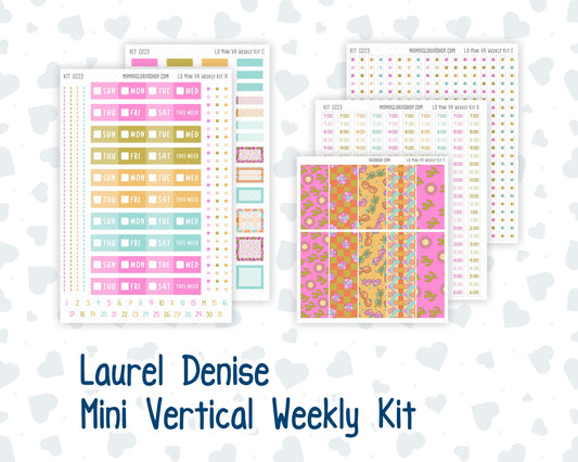 Kit 0223 - Laurel Denise Mini - Vertical - Weekly Kit - June - Route 66