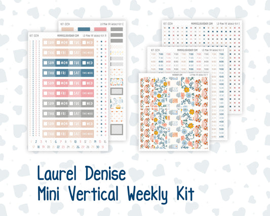 Kit 0234 - Laurel Denise Mini - Vertical - Weekly Kit - September - REF - Kit 0234 – Reader’s Escape - September