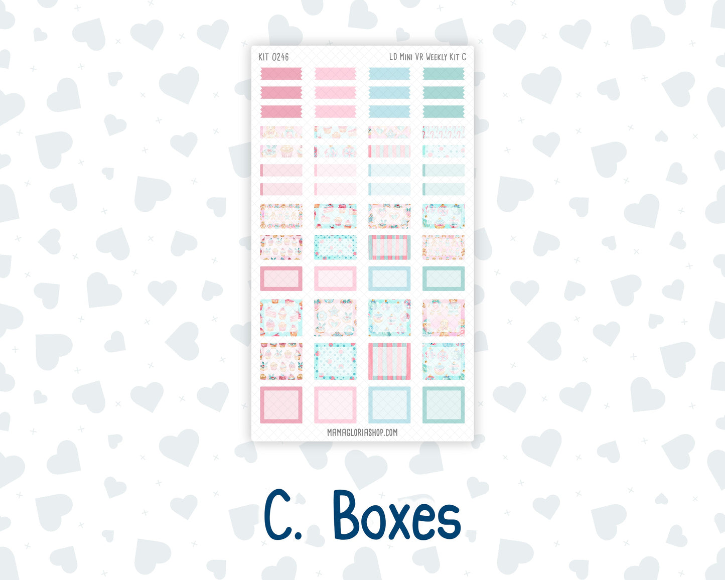 Kit 0246 - Laurel Denise Mini - Vertical - Weekly Kit - December - Gingerbread Sweets