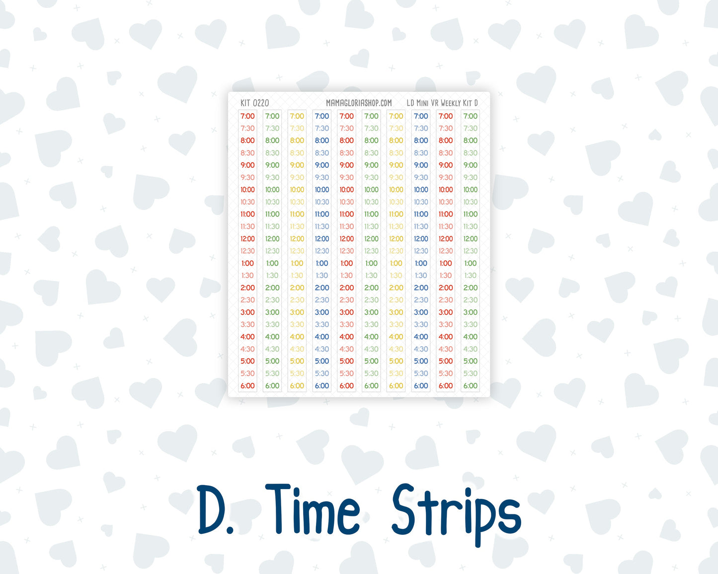 Kit 0220 - Laurel Denise Mini - Vertical - Weekly Kit - June - June Berries