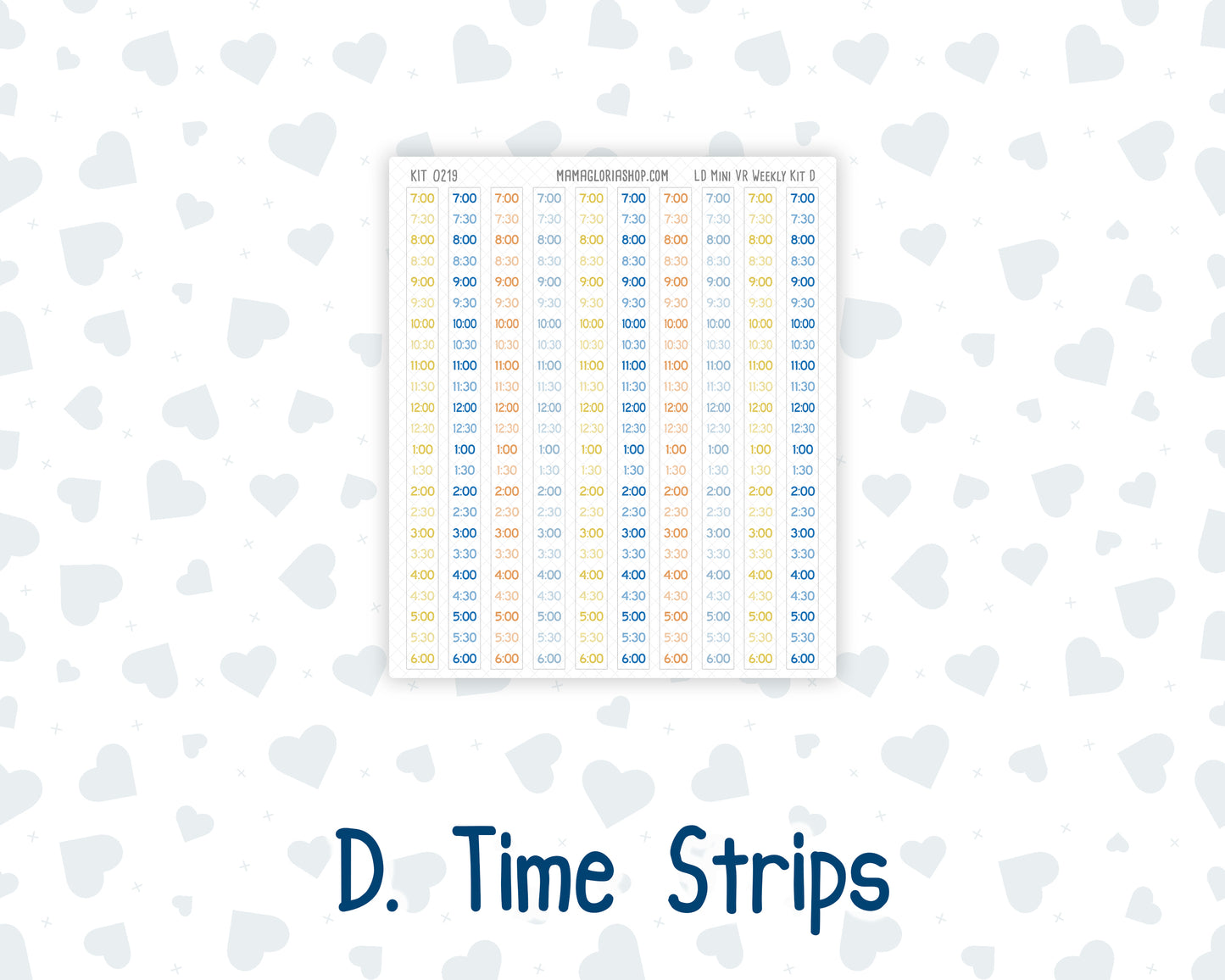 Kit 0219 Laurel Denise Mini Size – Weekly - Vertical Layout - Bee's Business- May