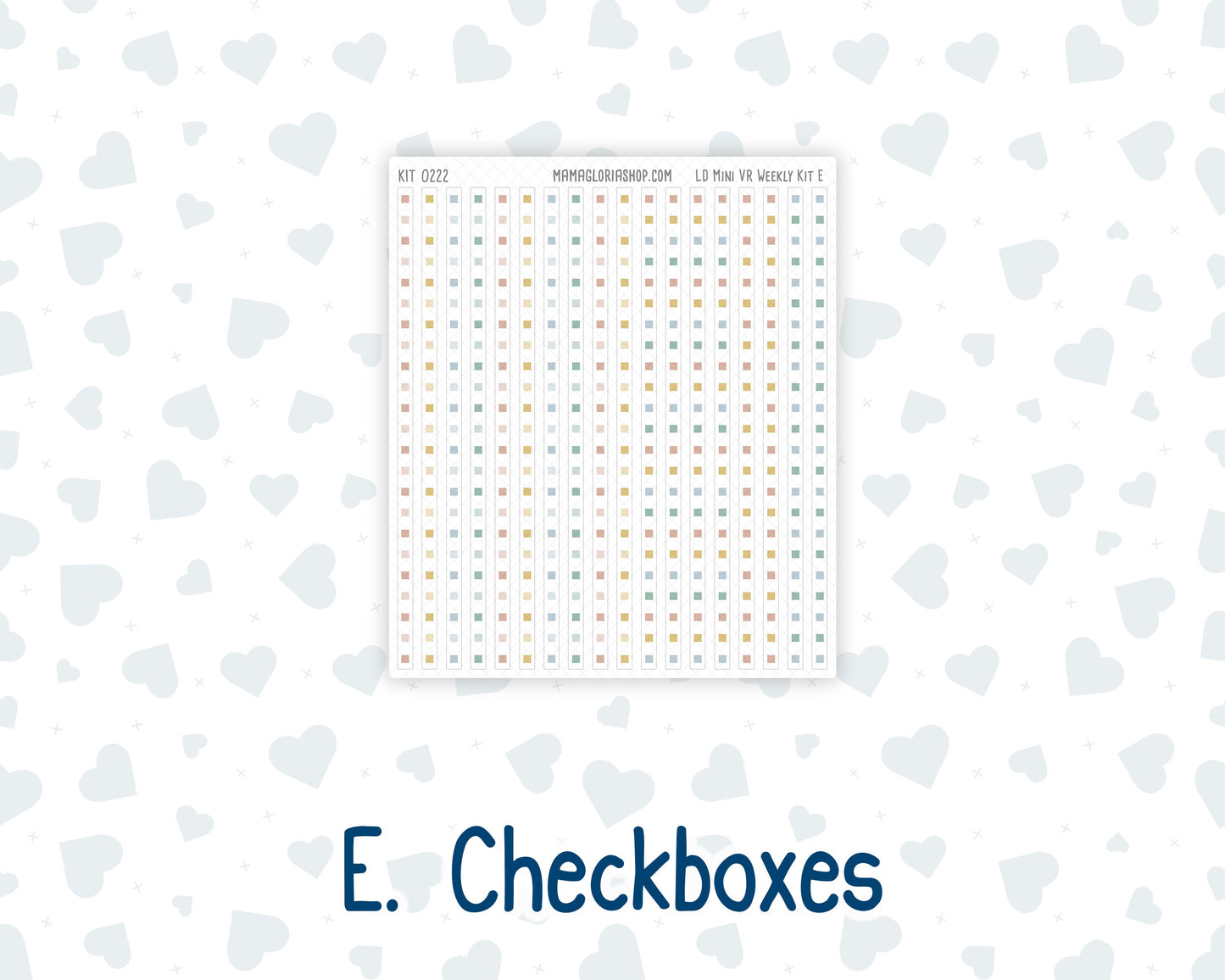 Kit 0222 - Laurel Denise Mini - Vertical - Weekly Kit - June - Beach Day