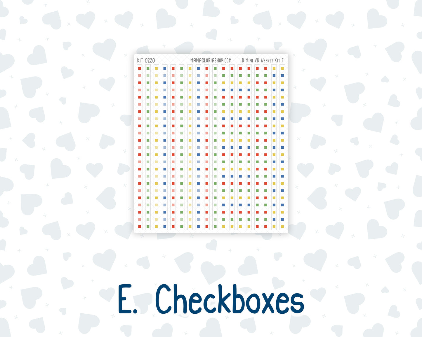 Kit 0220 - Laurel Denise Mini - Vertical - Weekly Kit - June - June Berries