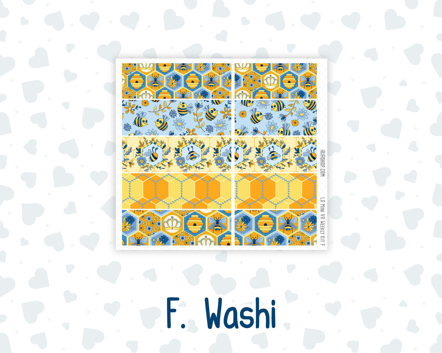Kit 0219 Laurel Denise Mini Size – Weekly - Vertical Layout - Bee's Business- May