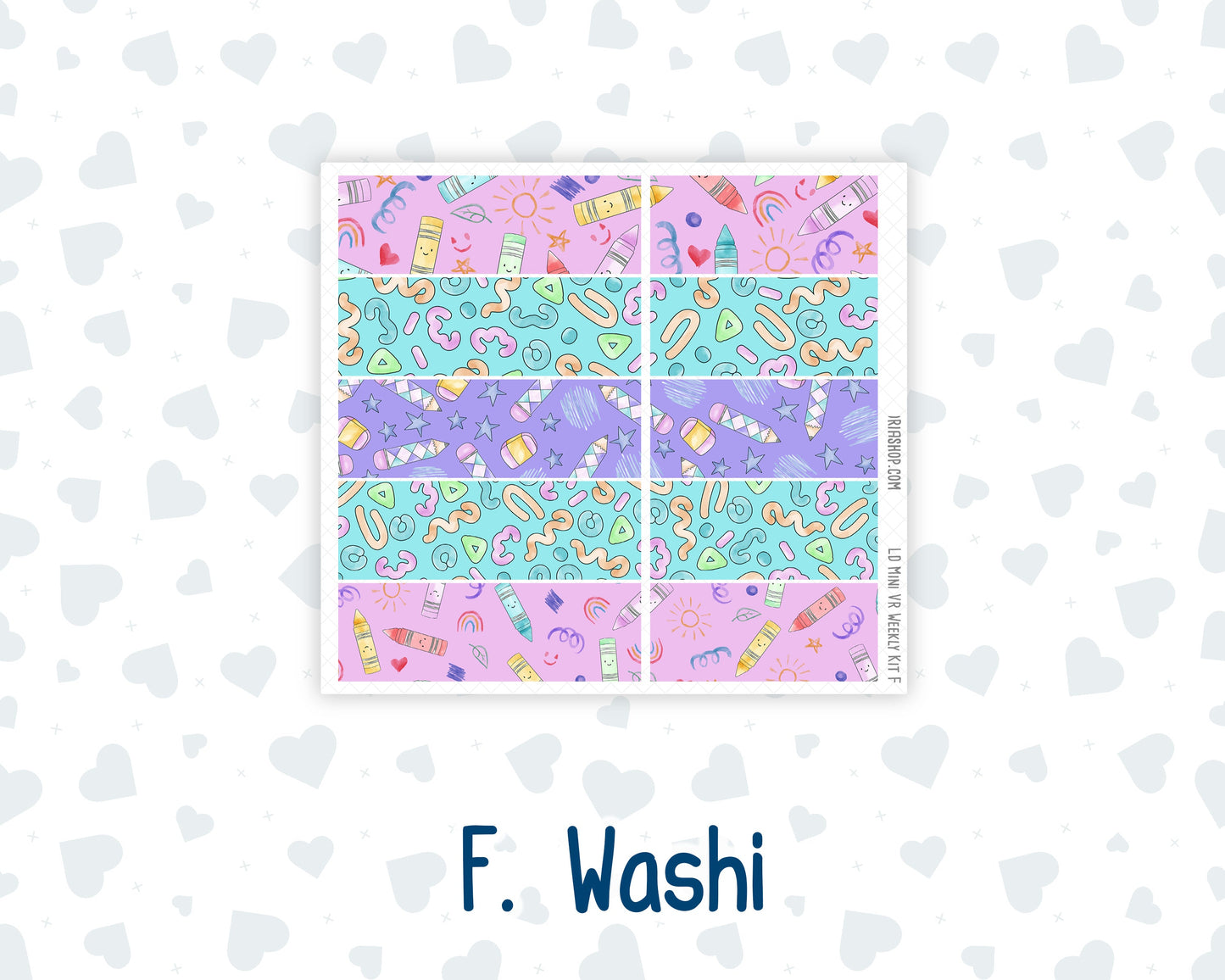 Kit 0230 - Laurel Denise Mini - Vertical - Weekly Kit - August - School Daze