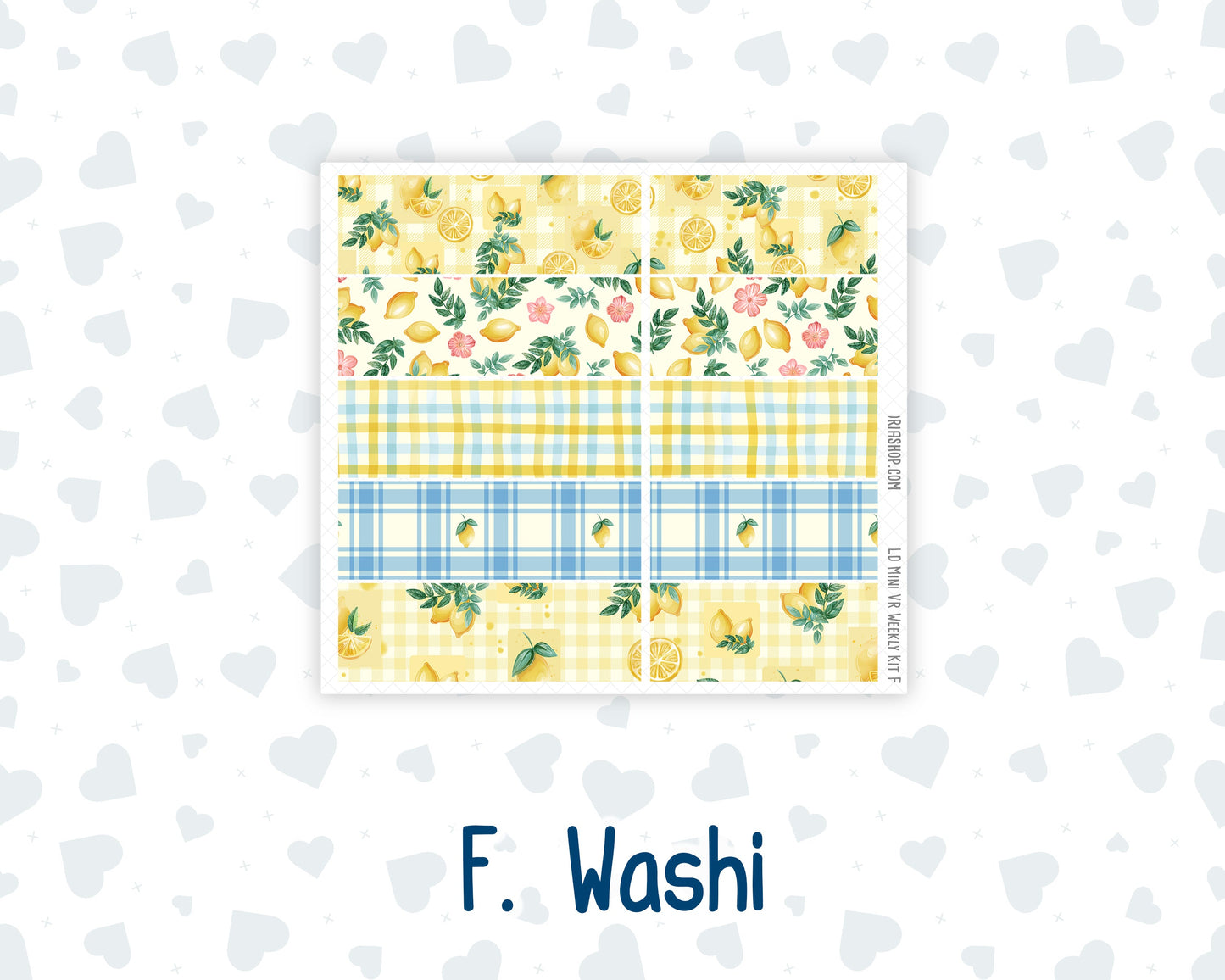 Kit 0227 - Laurel Denise Mini - Vertical - Weekly Kit - July - Lemon Grove