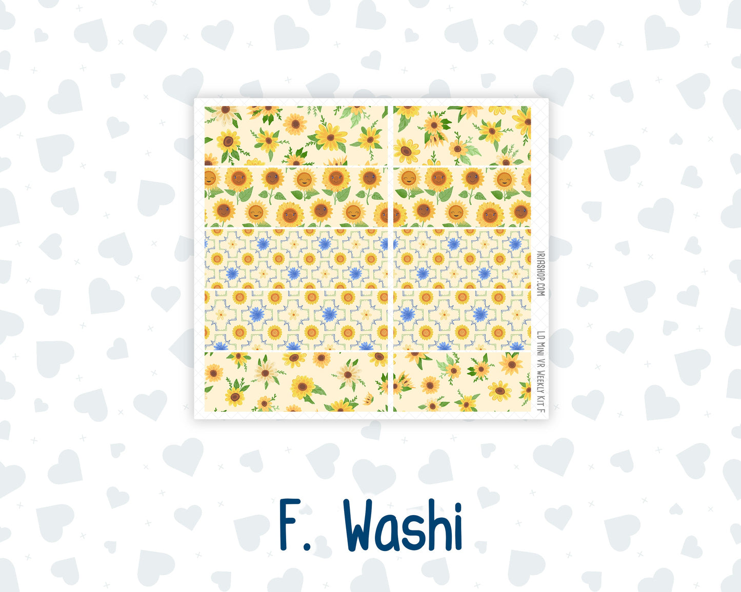 Kit 0229 - Laurel Denise Mini - Vertical - Weekly Kit - August - Golden Faces