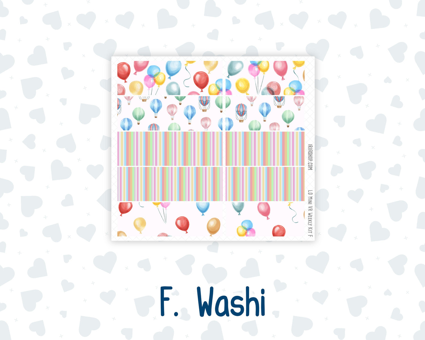 Kit 0225 - Laurel Denise Mini - Vertical - Weekly Kit - July - Carnival Joy