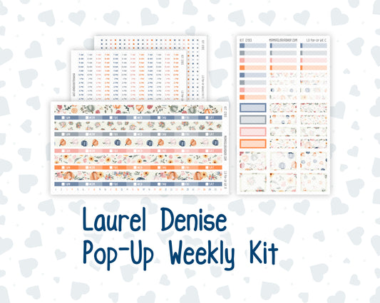 Kit 0193 - Laurel Denise Pop-Up - Weekly Kit - November - Harvest Blooms