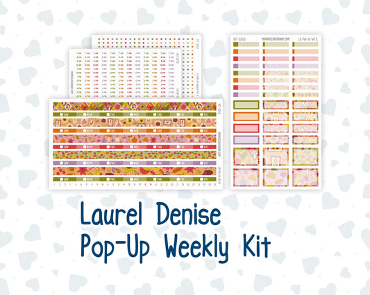 Kit 0240 - Laurel Denise Pop-Up - Weekly Kit - November - Cozy Thanksgiving
