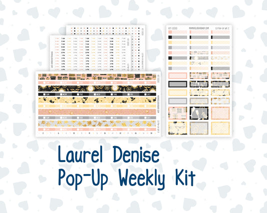 Kit 0200- Laurel Denise Pop-Up - Weekly Kit - January - Golden Hour